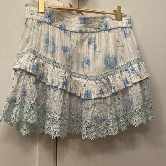LoveShackFancy - TANISHA SKIRT- SANTA ROSA RIVER, brand new!! - Picture 5 of 8